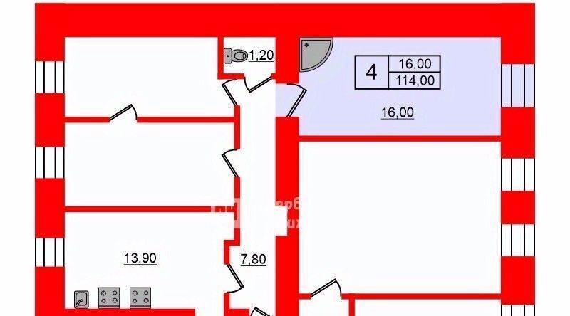 комната г Санкт-Петербург метро Площадь Восстания ул 3-я Советская 18/6б фото 2