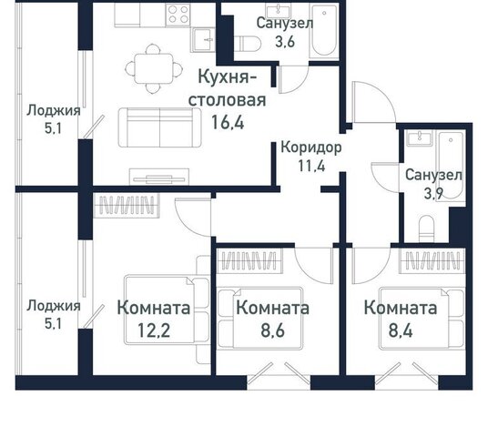 Кременкульское сельское поселение, жилой комплекс Парковый Премиум фото