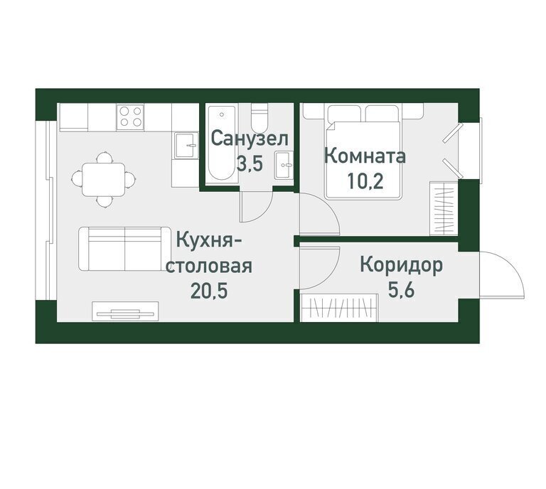 квартира р-н Сосновский п Западный р-н мкр Привилегия Кременкульское сельское поселение фото 1