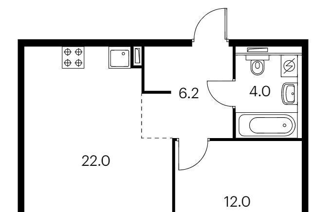 квартира г Москва метро Говорово ш Боровское 2к/3 фото 34