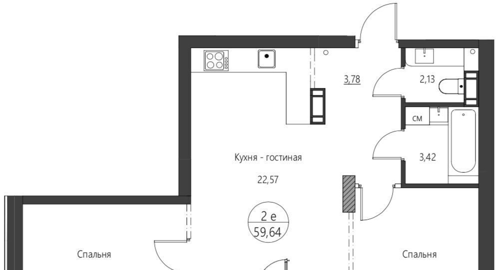 квартира г Хабаровск р-н Индустриальный ул Солженицына 4а фото 1