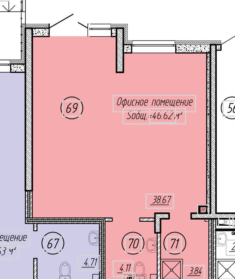 офис г Краснодар р-н Прикубанский ул им. Мурата Ахеджака 10а фото 6