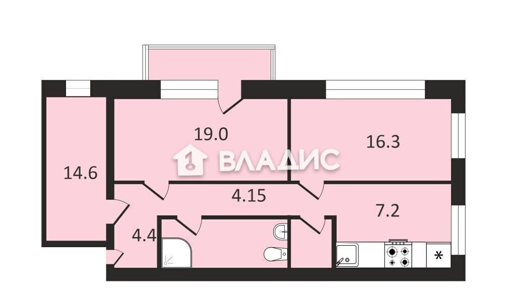 квартира г Москва метро Волжская ул 7-я Текстильщиков 7к/1 фото 31