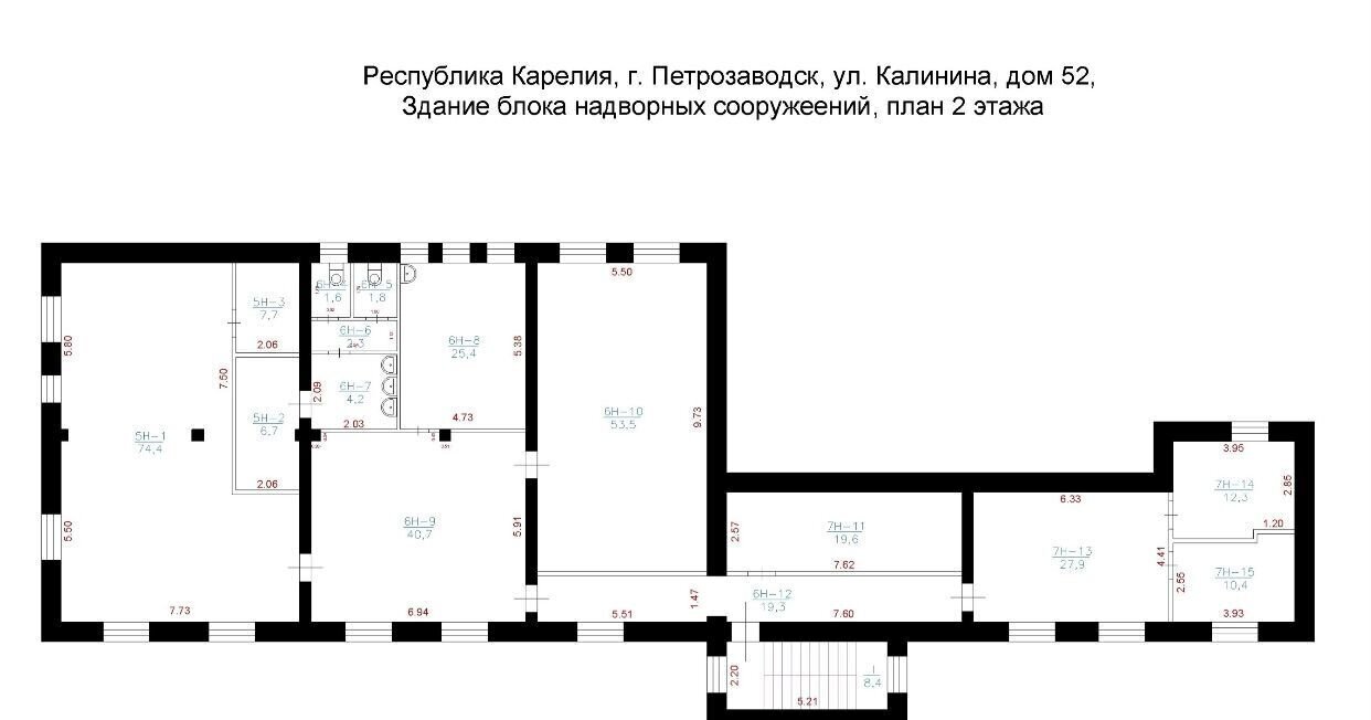 торговое помещение г Петрозаводск р-н Голиковка ул Калинина 52 фото 6