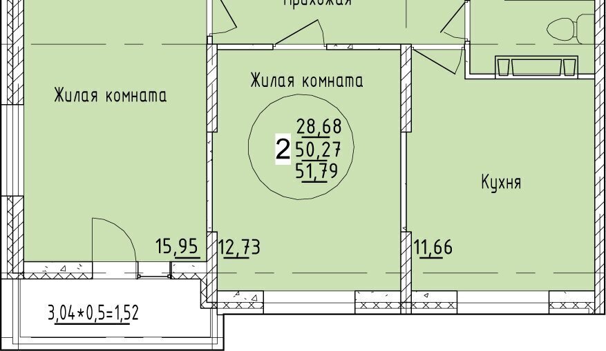 квартира г Краснодар р-н Карасунский ул им. Владимира Жириновского 7 фото 1