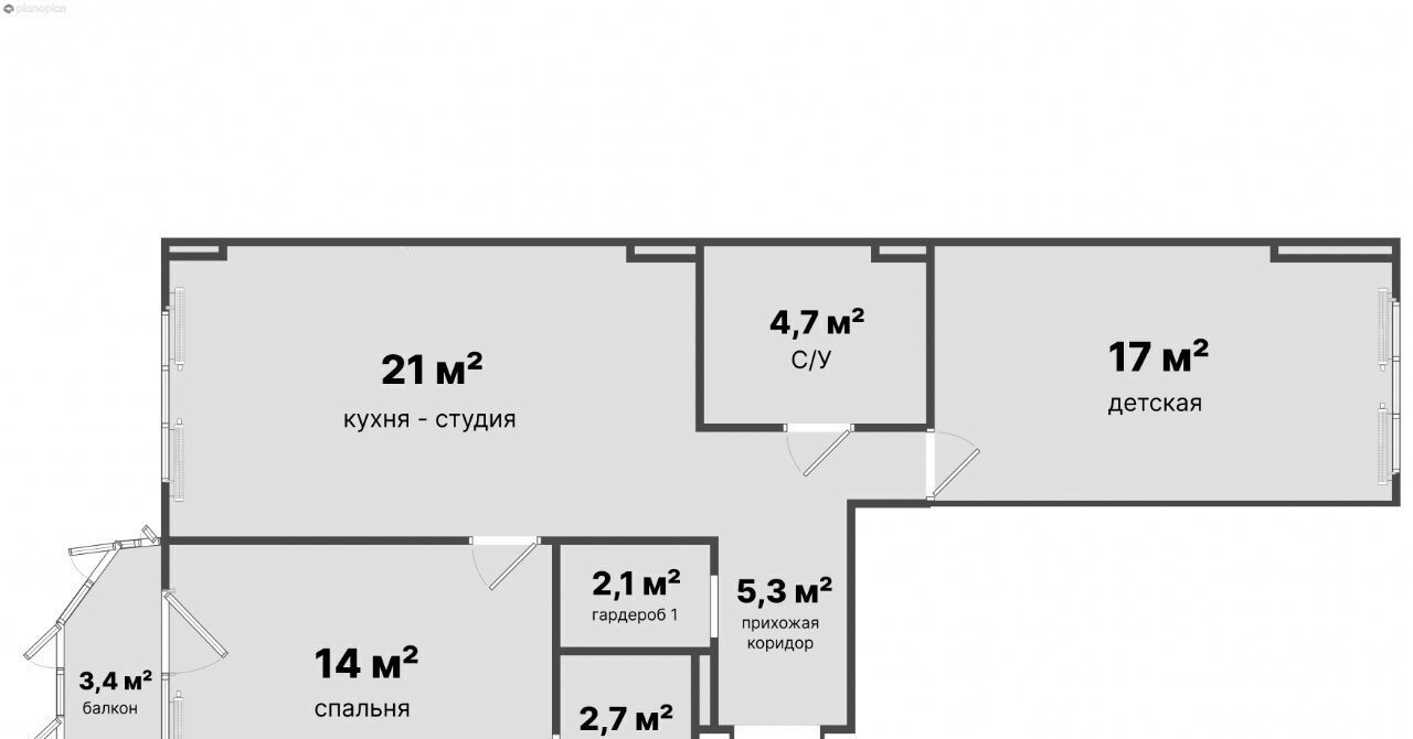 квартира г Барнаул р-н Ленинский ул Гущина 150/24 фото 2