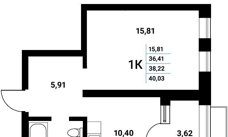 квартира г Воронеж р-н Железнодорожный наб Чуева 7 фото 1