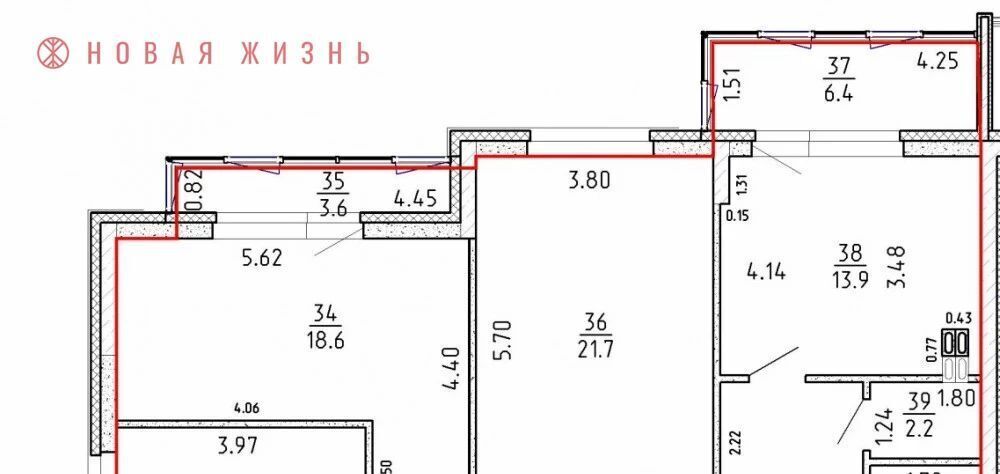 квартира г Самара р-н Железнодорожный проезд 4-й 8а фото 1