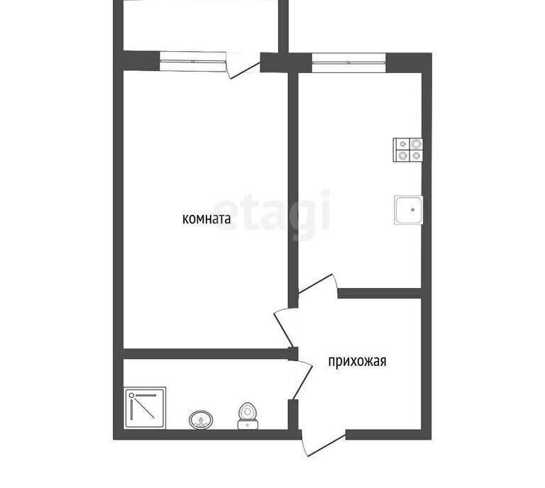 квартира г Тобольск р-н мкр Иртышский Иртышский 21 фото 14