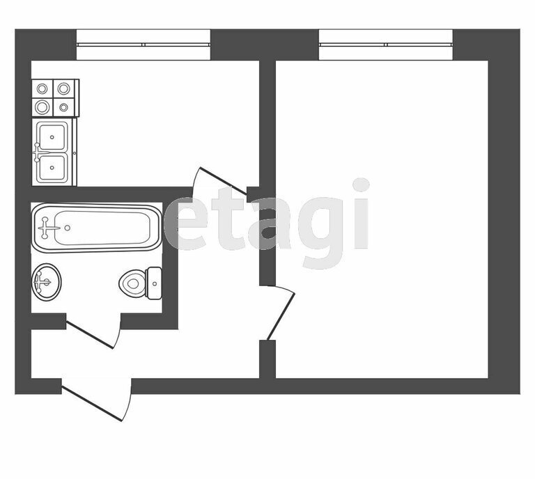 квартира г Тверь пр-кт Калинина 14 фото 15