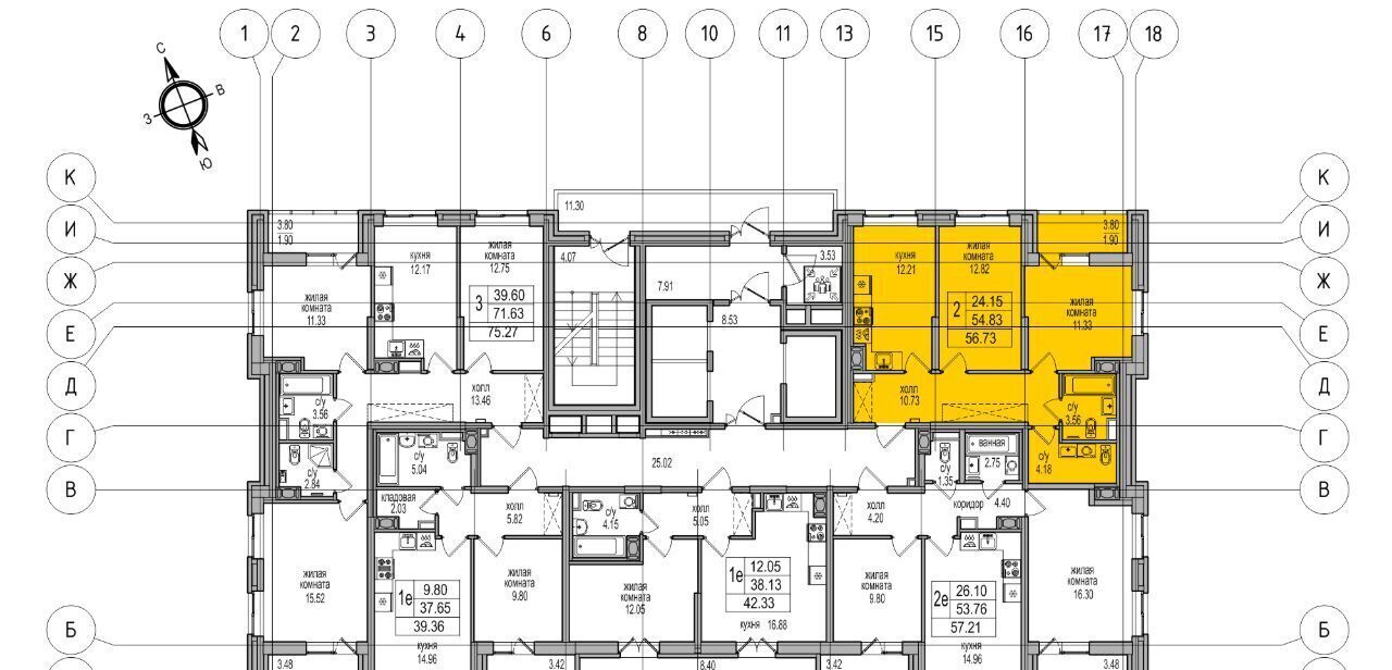 квартира г Санкт-Петербург п Парголово проезд Толубеевский 32 метро Парнас фото 2