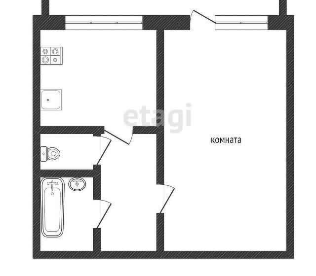 квартира р-н Киришский г Кириши пр-кт Героев 2 фото 15