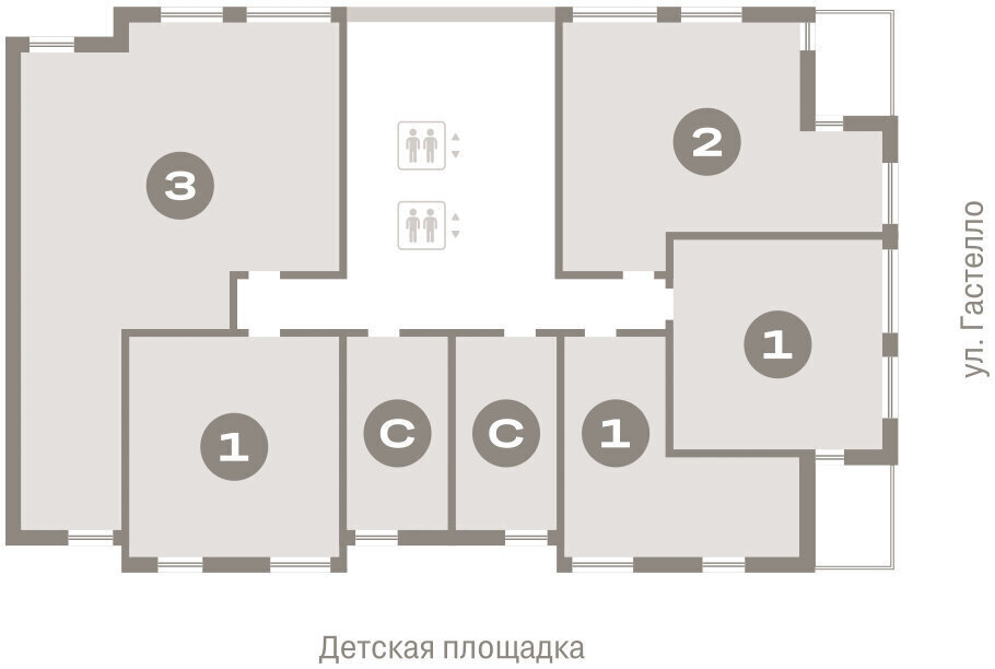 квартира г Екатеринбург Ботаническая улица Гастелло, 19А фото 2