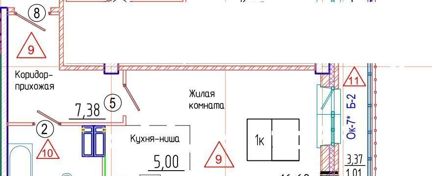 квартира г Красноярск р-н Свердловский ул Судостроительная 27д ЖК «Панорама» фото 3