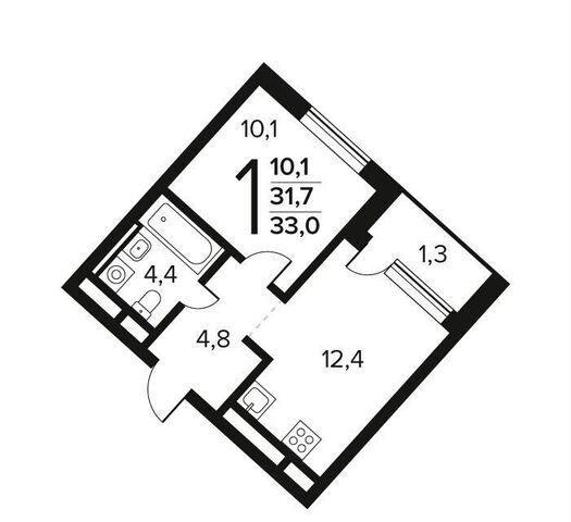 г Щербинка квартал № 1 р-н Десёновское, № 61., корп. 6, п. Десеновское фото