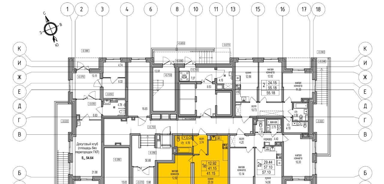 квартира г Санкт-Петербург п Парголово проезд Толубеевский 32 метро Парнас фото 2