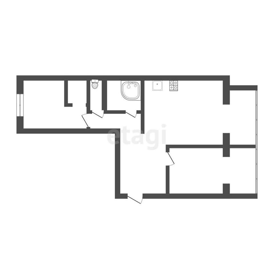 квартира г Томск р-н Октябрьский тракт Иркутский 185/2 фото 37