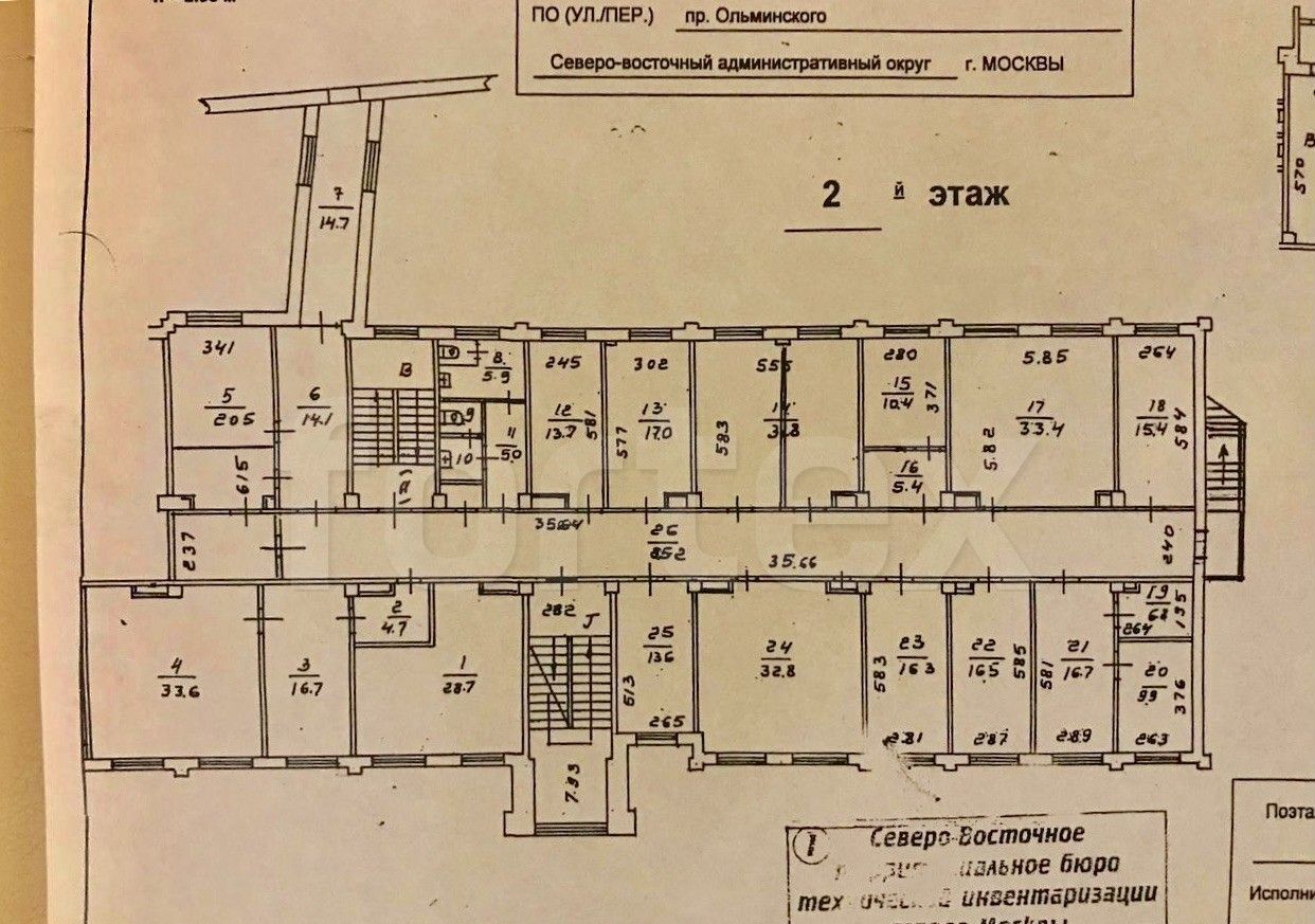 офис г Москва метро Алексеевская проезд Ольминского 3ас/3 фото 2