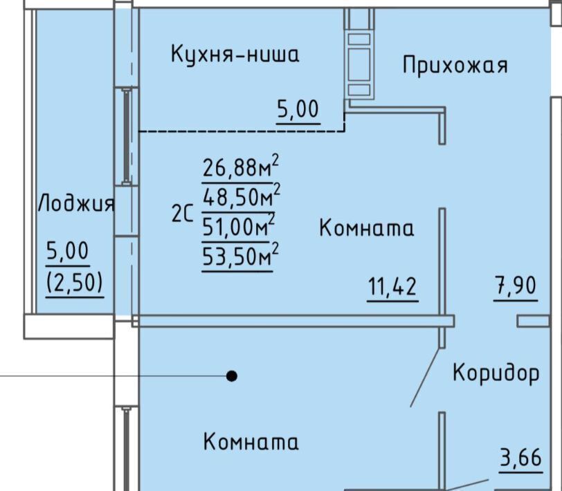 квартира п Западный р-н мкр Притяжение ул имени ефрейтора Потехина 5 Кременкульское с/пос фото 22