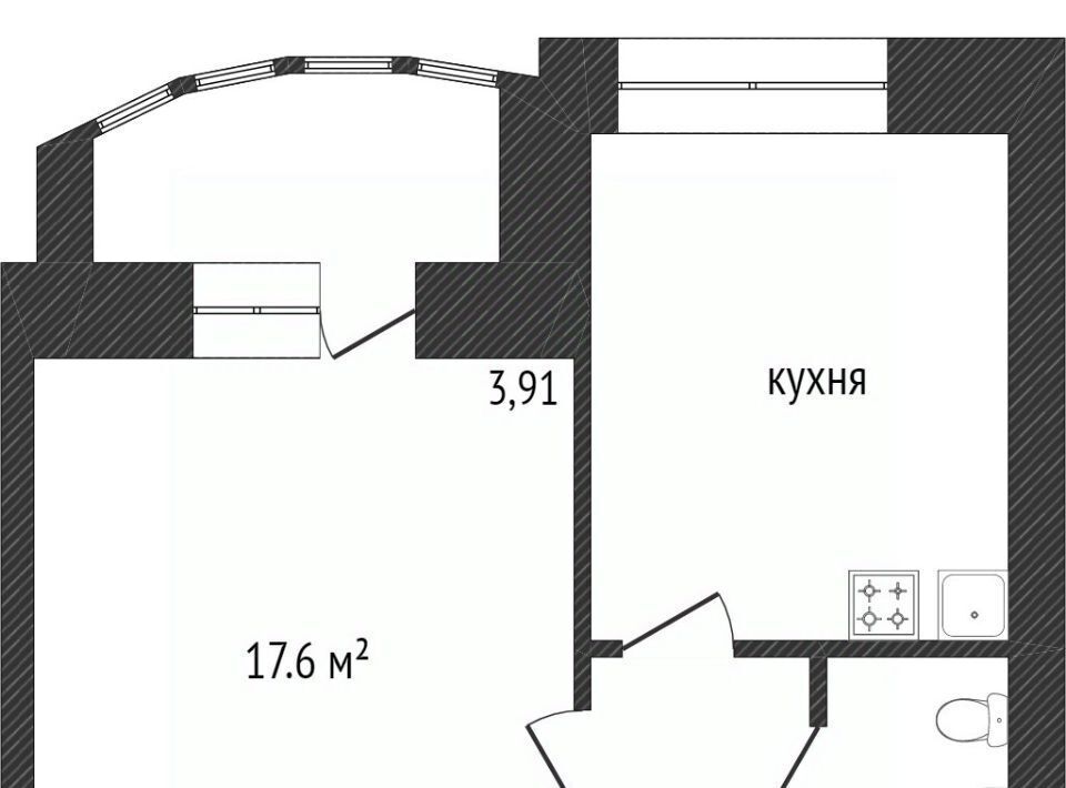 квартира г Сургут ул Семена Билецкого 12/1 39-й фото 2