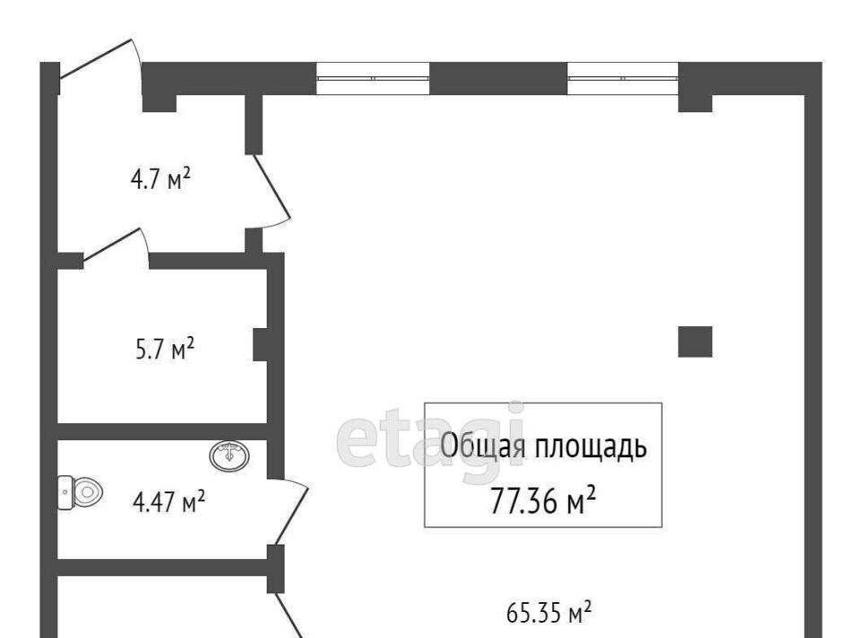 офис г Новосибирск р-н Октябрьский ул Михаила Кулагина 29/1 фото 12