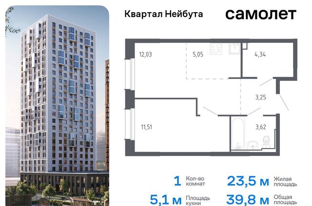 квартира р-н Ленинский ЖК «Квартал Нейбута» 141 корп. 1 фото