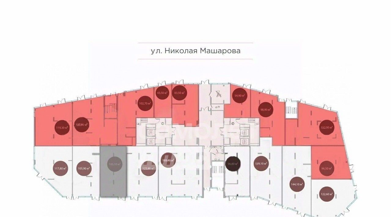 свободного назначения г Тюмень р-н Центральный ул Николая Машарова 4 фото 3