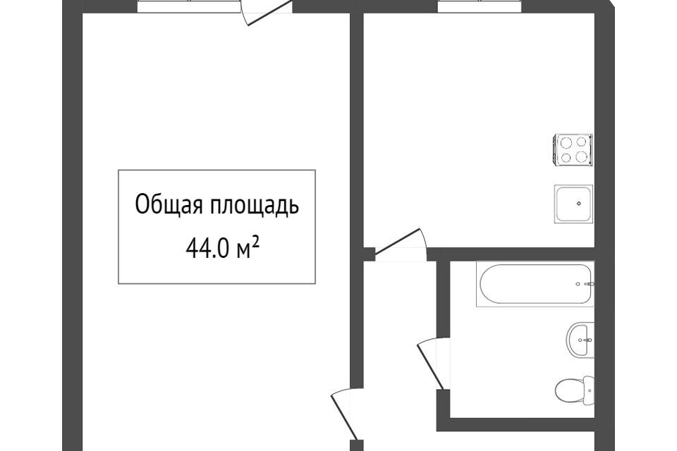 квартира г Томск р-н Ленинский ул Ленская 51 городской округ Томск фото 10