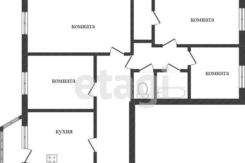 квартира г Сургут ул Югорская 30/2 Сургутский район фото 4