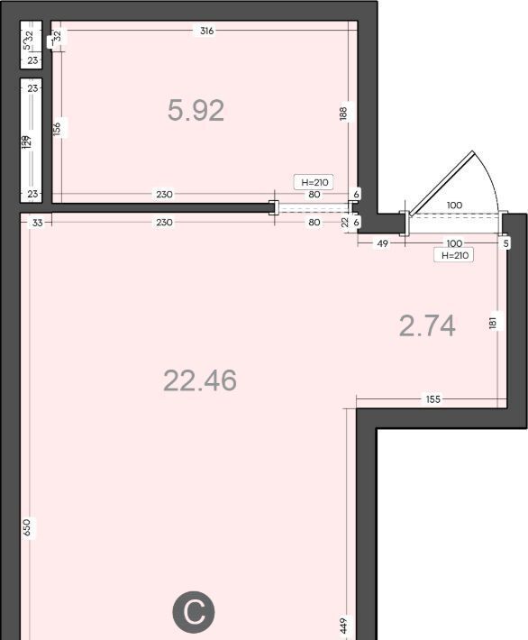 квартира г Владивосток р-н Первомайский ЖК «Клуб 25» фото 1