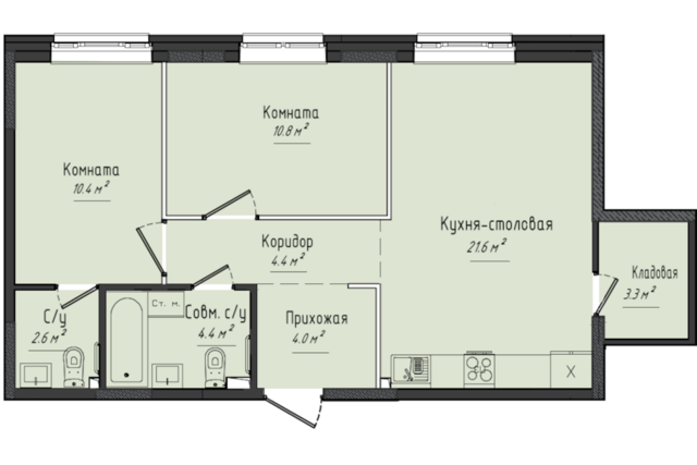 квартира ул Гольянская 1б фото