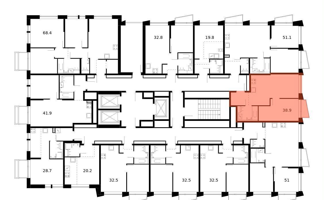 квартира г Москва метро Ховрино ул Ижорская з/у 6/4, корп. 2. 4 фото 2