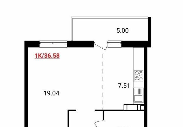 квартира г Красноярск р-н Советский ул Соколовская к 1. 5 фото 1