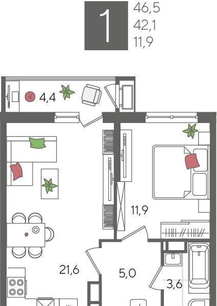 квартира г Краснодар р-н Карасунский ул Новороссийская 2 фото 2