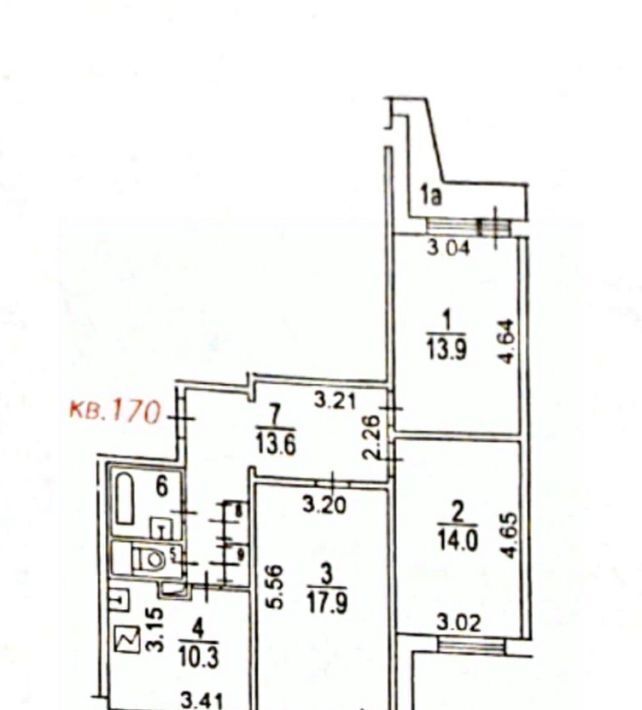 квартира г Москва метро Мякинино ул Исаковского 4к/2 фото 4