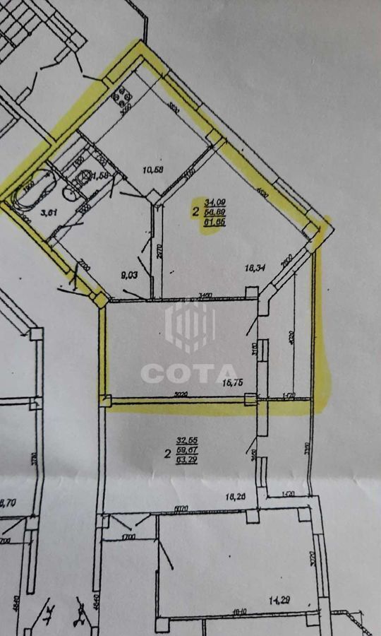 квартира г Воронеж р-н Коминтерновский ул Шишкова 72/3 фото 12