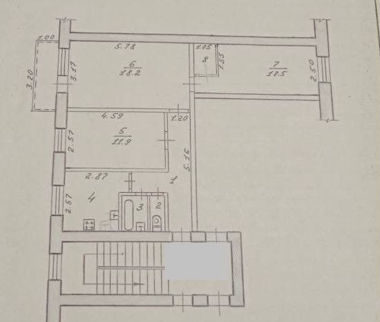 квартира г Волгоград р-н Советский ул им. академика Королева 5 фото 26