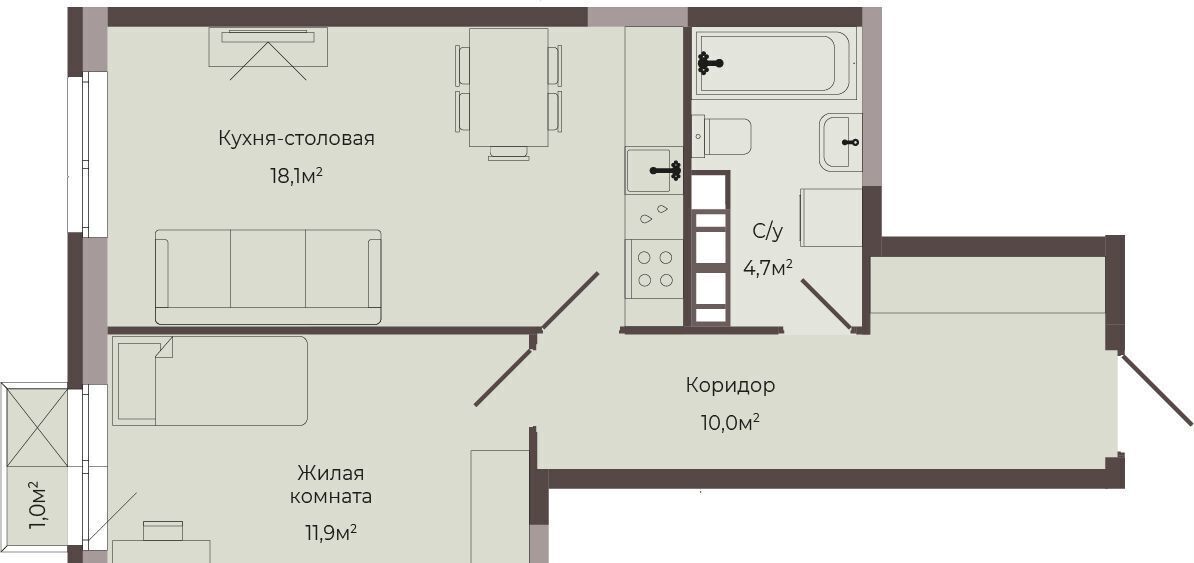 квартира г Нижний Новгород р-н Автозаводский Соцгород Парк культуры ул Комсомольская 38а ЖК «Трио» фото 1