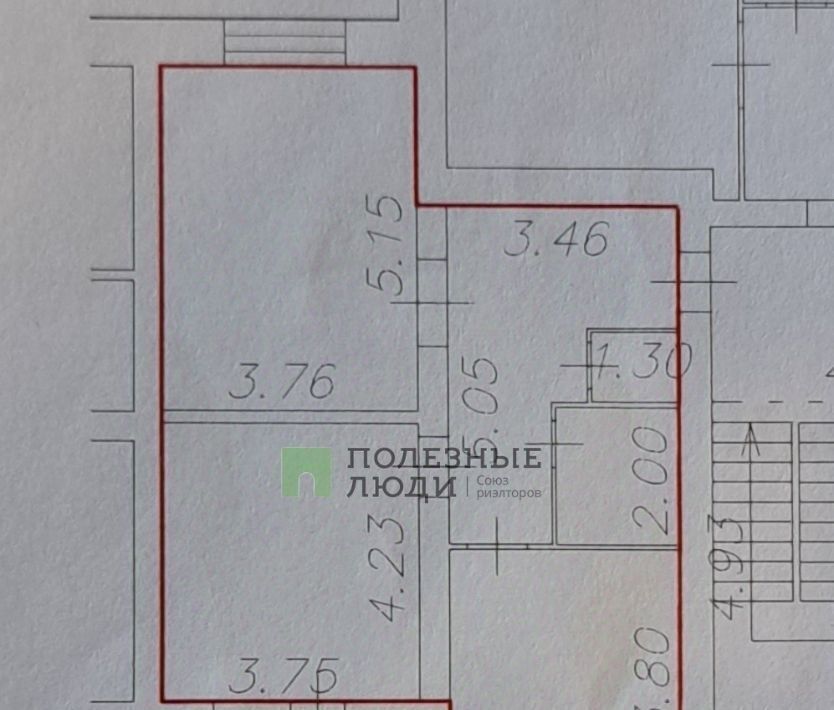 квартира г Астрахань р-н Советский ул Бакинская 4к/2 фото 2