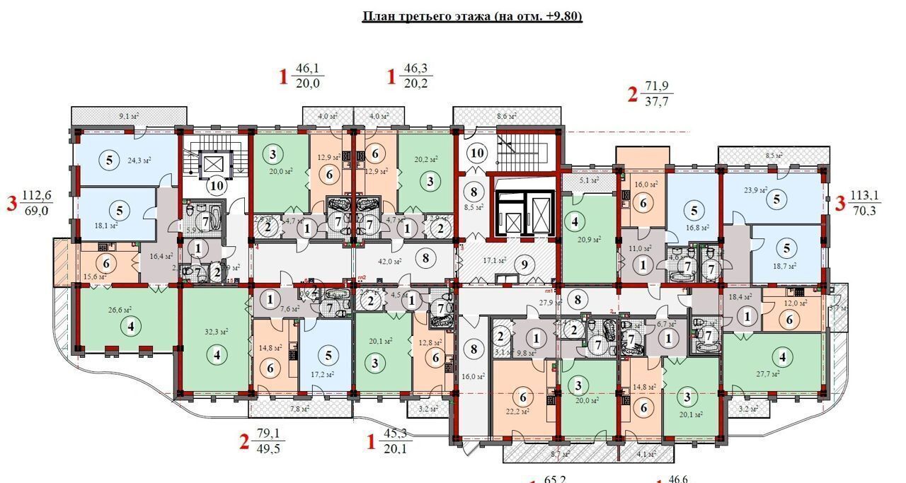 квартира г Нальчик Центр пр-кт Шогенцукова 21в фото 19