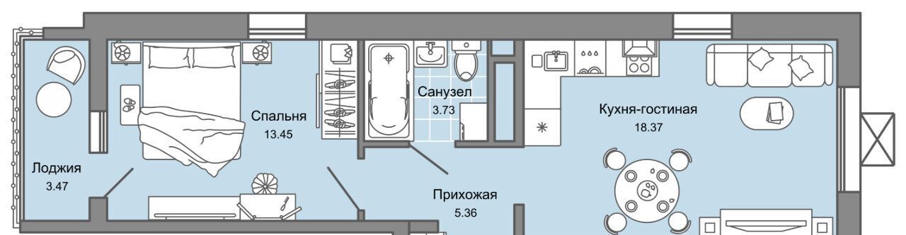 квартира г Ульяновск р-н Заволжский Новый Город 10-й кв-л, Улла жилой комплекс фото 1