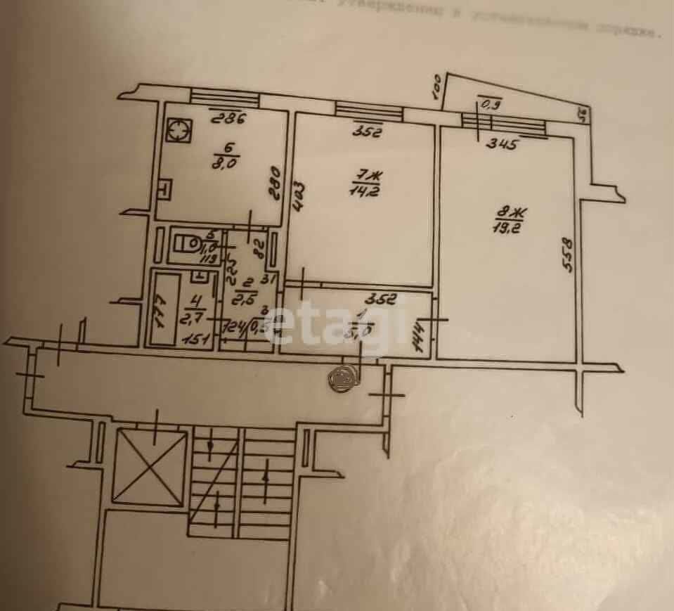 квартира г Калининград р-н Московский ул Чаадаева 31 фото 38