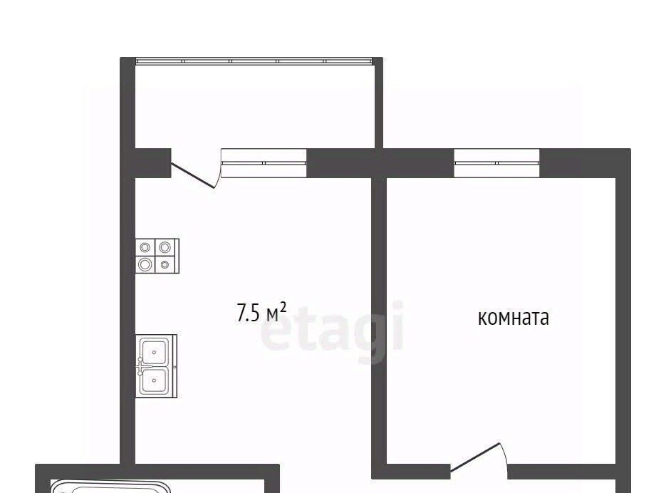 квартира р-н Ярославский п Красный Бор ул Мирная 1 Заволжское с/пос фото 8