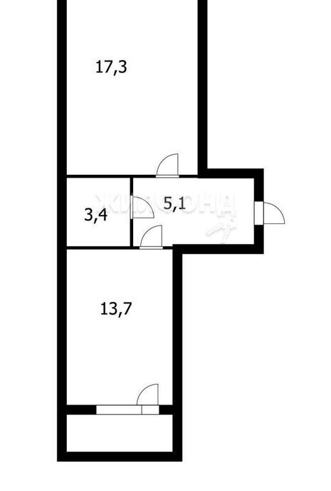 квартира г Новосибирск Заельцовская ул Кубовая 92/2 фото 21