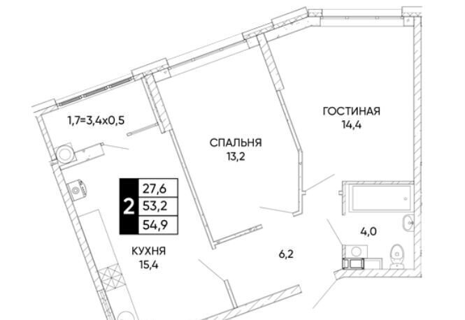 квартира г Ростов-на-Дону р-н Кировский ул Левобережная 6/3 фото 18