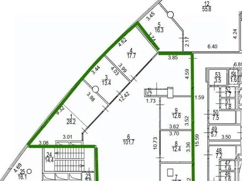 офис г Москва метро Курская пер 2-й Сыромятнический 1 фото 21