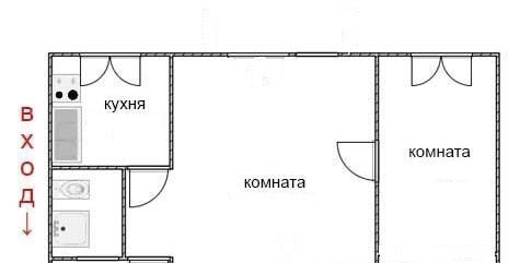 квартира г Омск р-н Советский ул Нефтезаводская 23 фото 19