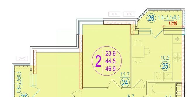 квартира р-н Прикубанский дом 12 фото