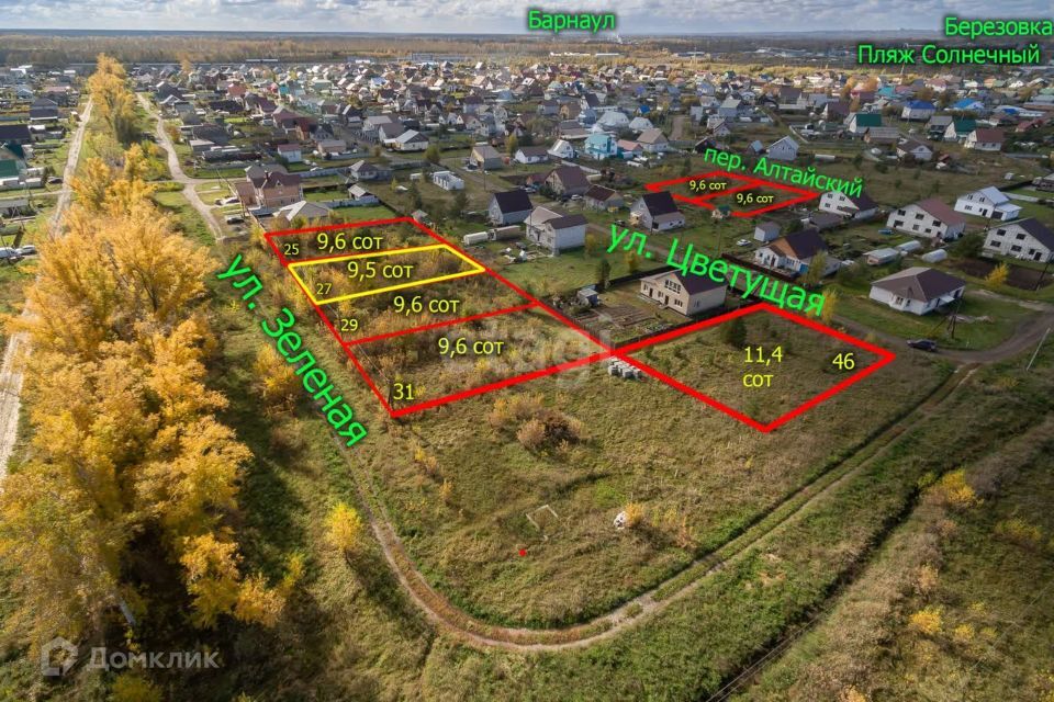 земля р-н Первомайский п Новый ул Зелёная фото 1