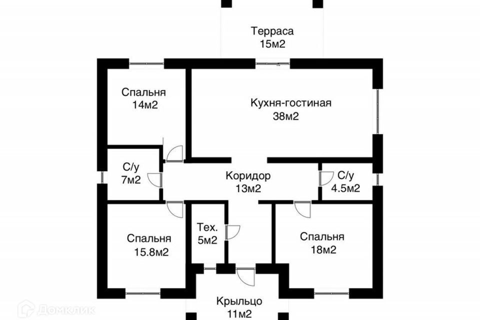 дом г Тюмень городской округ Тюмень, коттеджный посёлок Лето-Парк фото 4